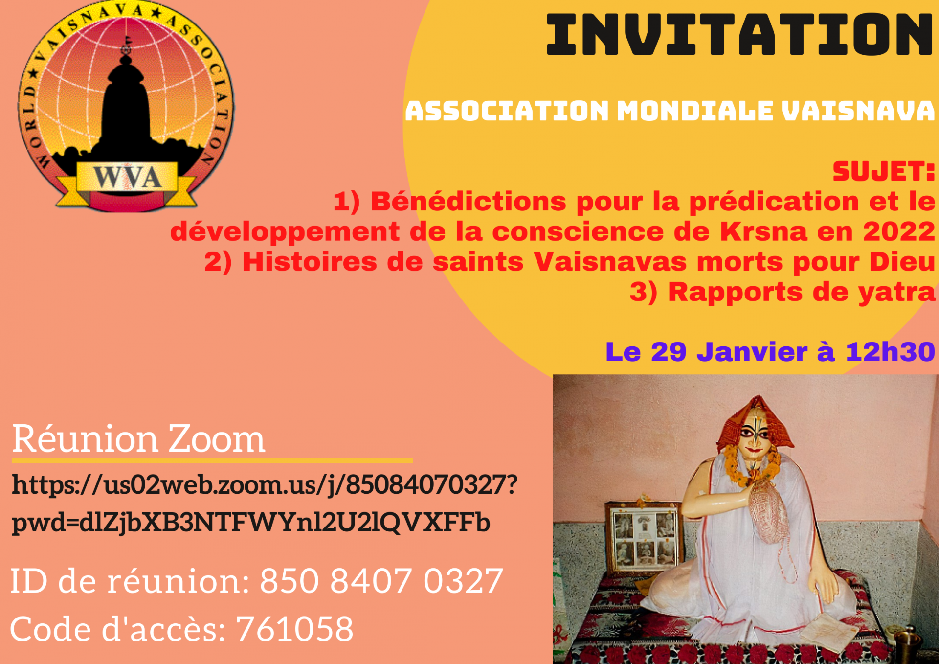 Réunion du 29 Janvier 2022