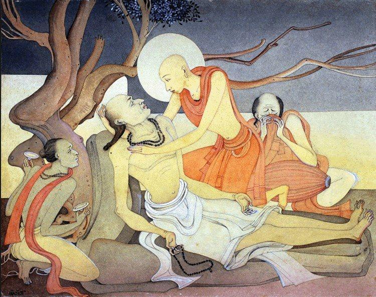 Haridasa Thakura et Mahaprabhu